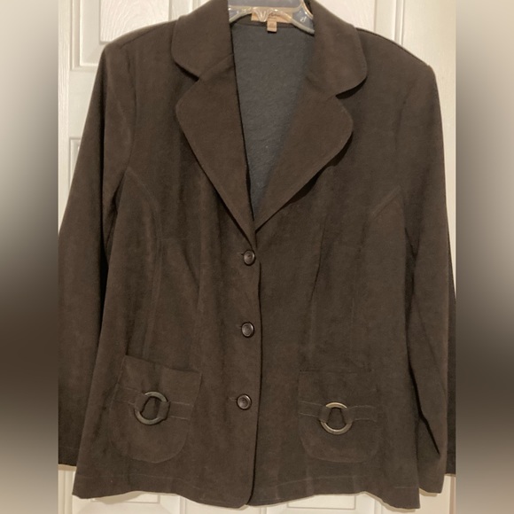 Vintage  Ladies Size 2X Notations Women Button Up Blazer - Picture 6 of 16